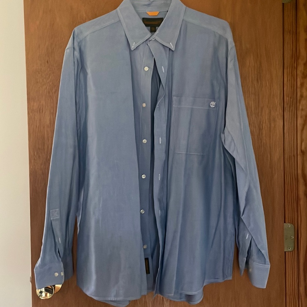 Timberland denim button down shirt